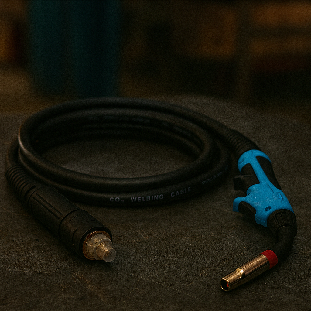 Пальник з повітряним охолодженням ABIMIG AT 155 LW, 4 м, BIKOX LW, для MIG/MAG зварювання, 190A CO₂, фото 1