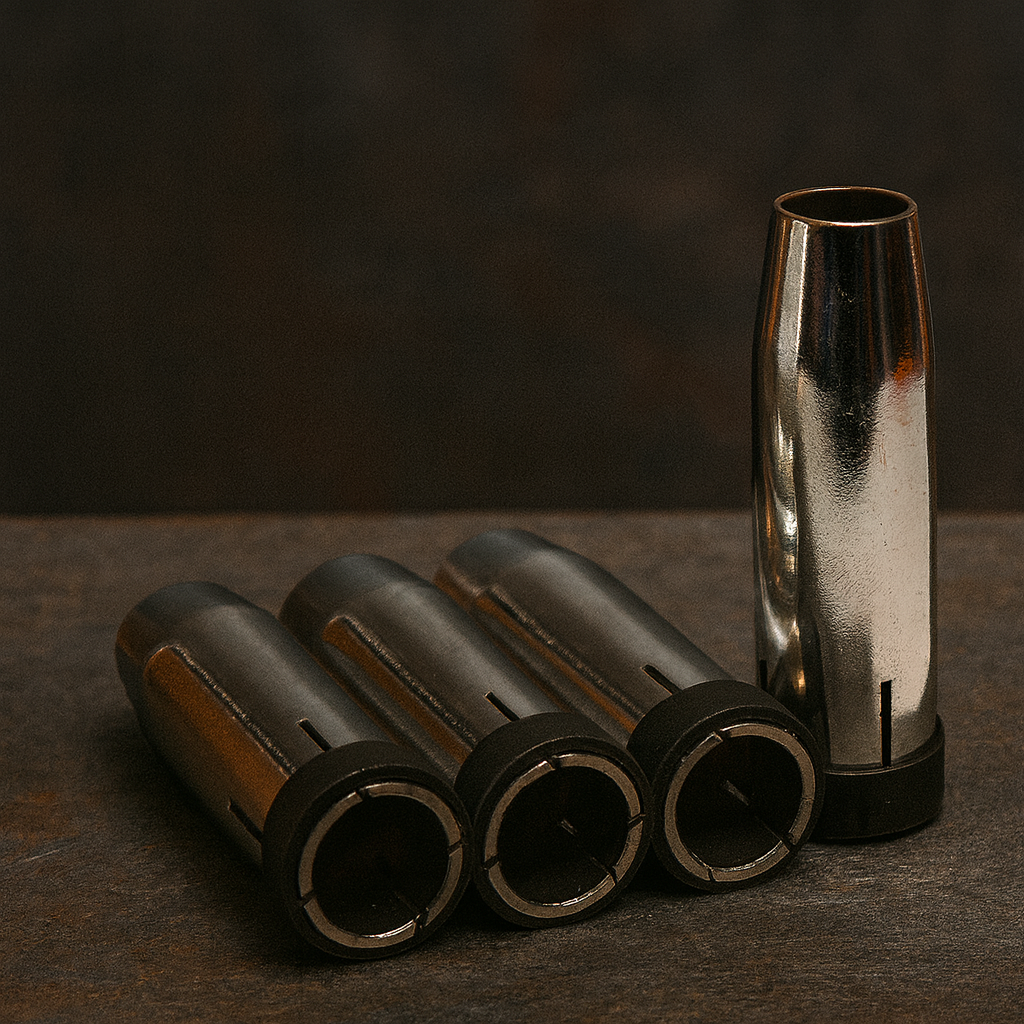 Сопло конічне MB 24 (Ø17 мм) для пальника MIG/MAG, обжимне, без різьби, фото 1