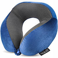 Подушка дорожня 4FIZJO 30 x 27 x 12 см Navy Blue (P-5907739319449)