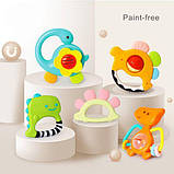 Набір брязкалець Динозаври (5 шт) від Hola Toys, фото 3