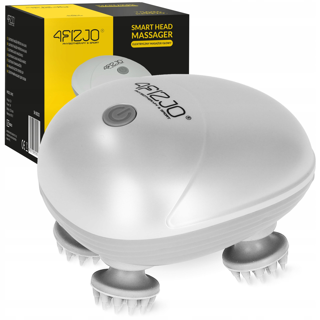 Електричний масажер для голови 4FIZJO Smart Head Massager 4FJ0619 White Poland