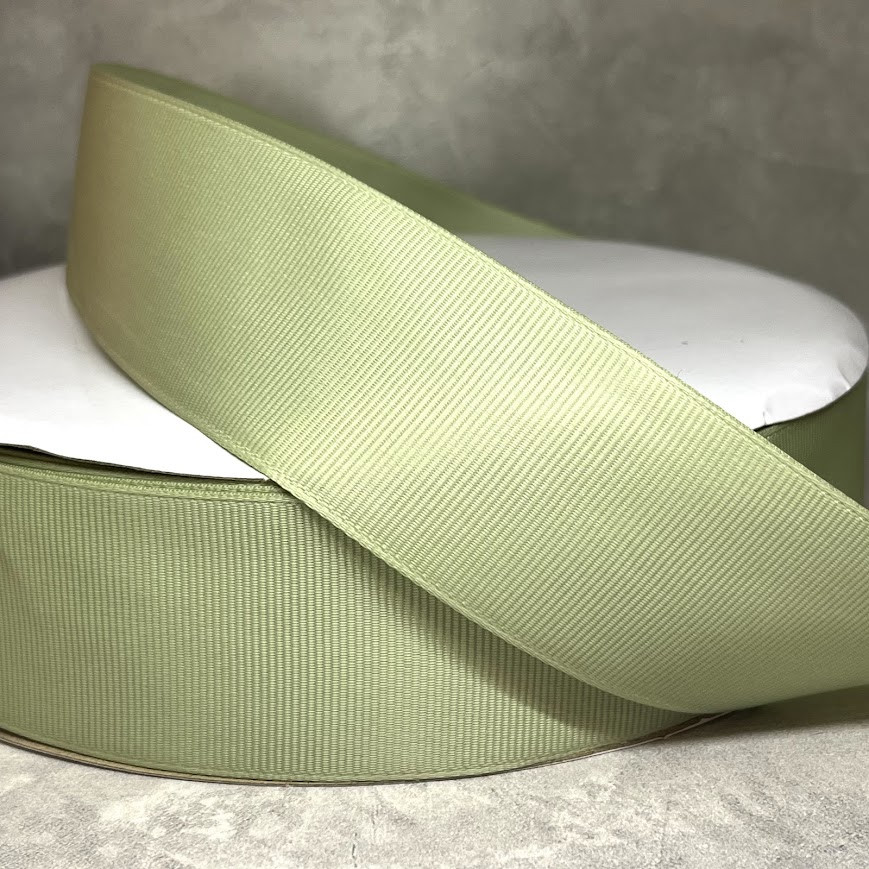 Репсова стрічка 4 см, колір- оливковий (шавлія), арт 08008, 1 метр, оливковий, фото 1