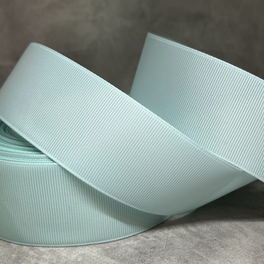 Репсова стрічка 4 см, колір світло- блакитний, арт 015409, 1 метр, Світло-голубий, фото 1