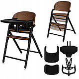 Стілець для годування Lionelo CELIA BLACK WOOD, фото 2