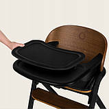 Стілець для годування Lionelo CELIA BLACK WOOD, фото 4