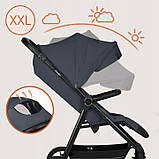 Прогулянкова коляска Lionelo IVA GREY GRAPHITE, фото 2