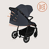 Прогулянкова коляска Lionelo IVA GREY GRAPHITE, фото 3