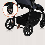Прогулянкова коляска Lionelo IVA GREY GRAPHITE, фото 4
