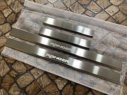 Захист порогів - накладки на пороги Ford RANGER II з 2006- (Standart)