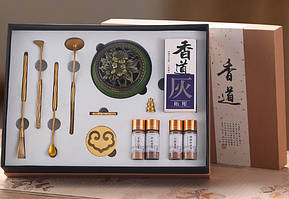 Набір "Сян Дао" 12 предметів Селадонова куртельниця зелена