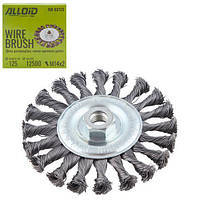 Alloid. Щетка дискообразная "пучки витой проволоки" 125мм, М14х2