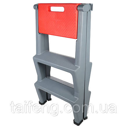 Триступенева мінідраби-драбина до 150 кг GI36003 G.I.KRAFT, фото 2