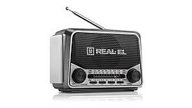 Радіоприймач REAL-EL X-525 Grey PR1