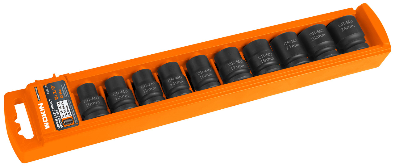 W-232010 Набір головок ударних 1/2, 10шт (10-24мм