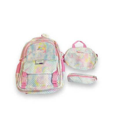 Дитячий рюкзак шкільний для дівчаток з дельфінчиком 3 в 1 208518