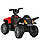 Дитячий електро квадроцикл Bambi M 6181EL-3, колесаEVA, 2мотори*25W, 1акум12V7AH, червоний, фото 4