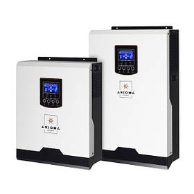 Автономний сонячний інвертор Axioma Energy 3000 ВА (2400 Вт), 220 В із ШІМ контролером 50 А, ISPWM 3000