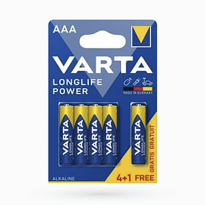 Батарейка VARTA LONGLIFE POWER AAA BLI (алкалайн) 1/5