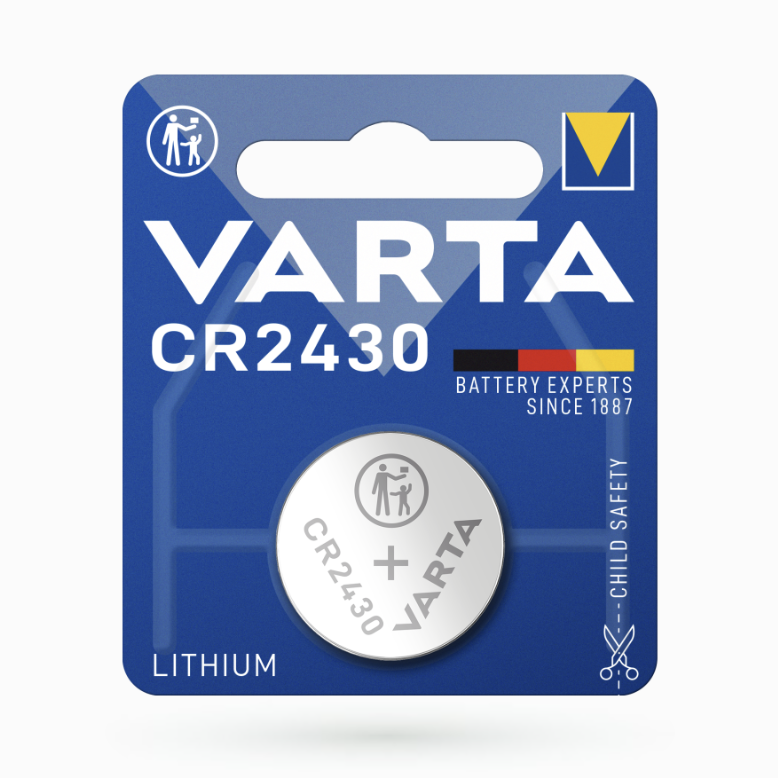 Батарейка VARTA CR 2430 BLI 1 LITHIUM ш.к. 4008496028610, фото 1