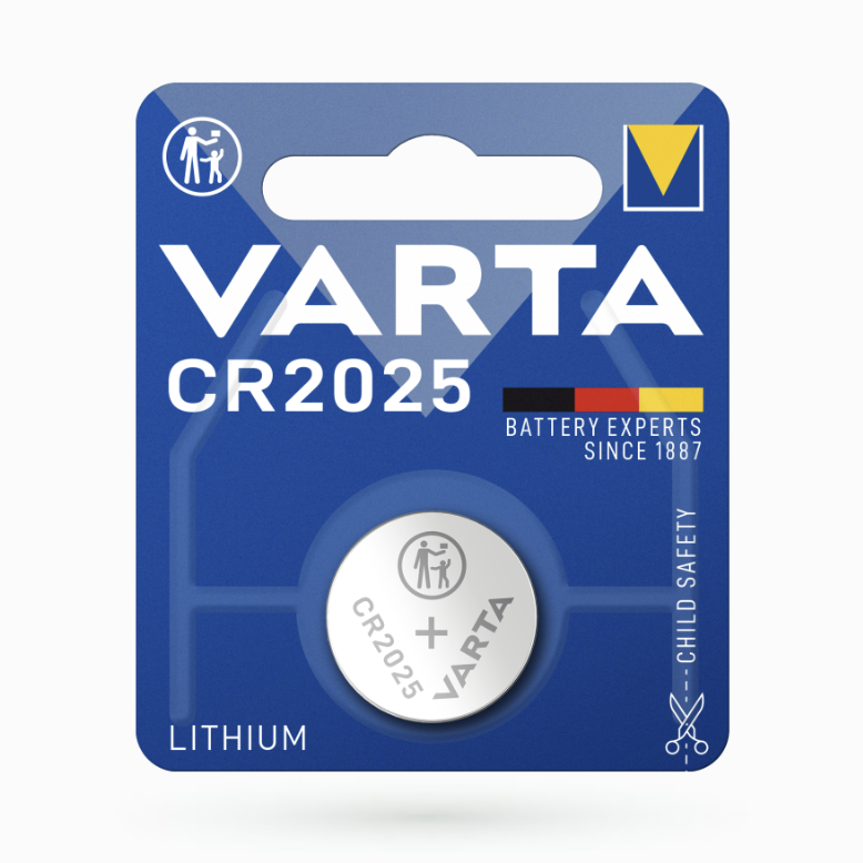 Батарейка VARTA CR 2025 BLI 1 LITHIUM ш.к. 4008496276875, фото 1