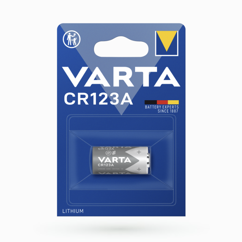 Батарейка VARTA CR 123A BLI 1шт LITHIUM, фото 1