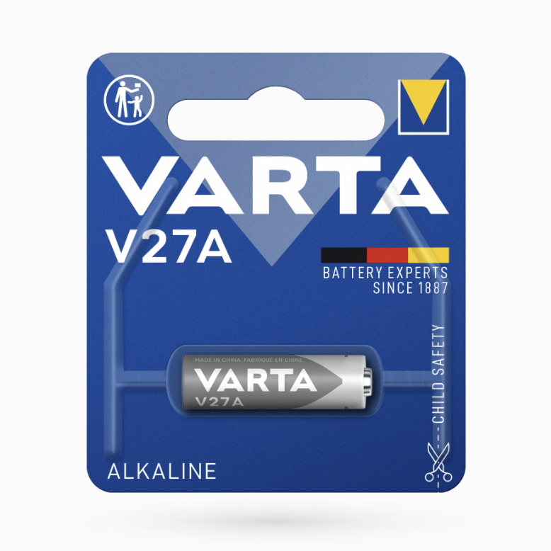 Батарейка VARTA V 27 A BLI 1 ALKALINE (4227101401), фото 1