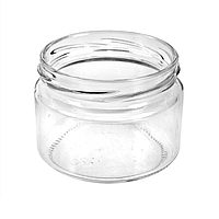 Банка скляна євро 0,25 л, (кришка 82) 15 шт/бл
