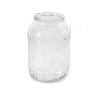 Банка скляна звичайна 1,5 л, 9 шт/бл