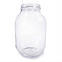 Банка скляна євро 2 л, 8 шт/бл