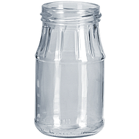 Банка скляна євро 0,156 л, (кришка 48) 1/30