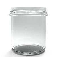 Банка скляна євро 0,35 л, (кришка 82) 1/15