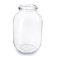 Банка скляна звичайна 2 л, 1/8