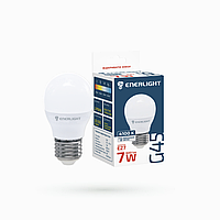 Лампа світлодіодна сфера Enerlight G45 7Вт 4100K E27