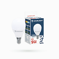 Світлодіодна лампа сфера Enerlight P45 9Вт 4100K E14