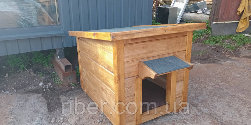 Будка для собаки Bud Large 80х60х65 (3004) утеплений пол, фото 2