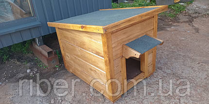 Будка для собаки Bud Large 80х60х65 (3004) утеплений пол, фото 3