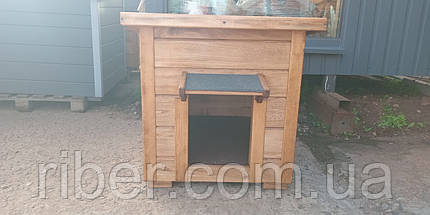 Будка для собаки Bud Large 80х60х65 (3004) утеплений пол, фото 4