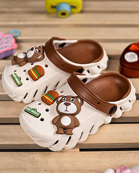 Children's crocs Teddy brown PP7774