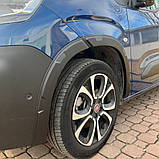 Розширювачі колісних арок (EuroCap, коротка база) для Citroen Berlingo/Multispace 2019- рр, фото 5