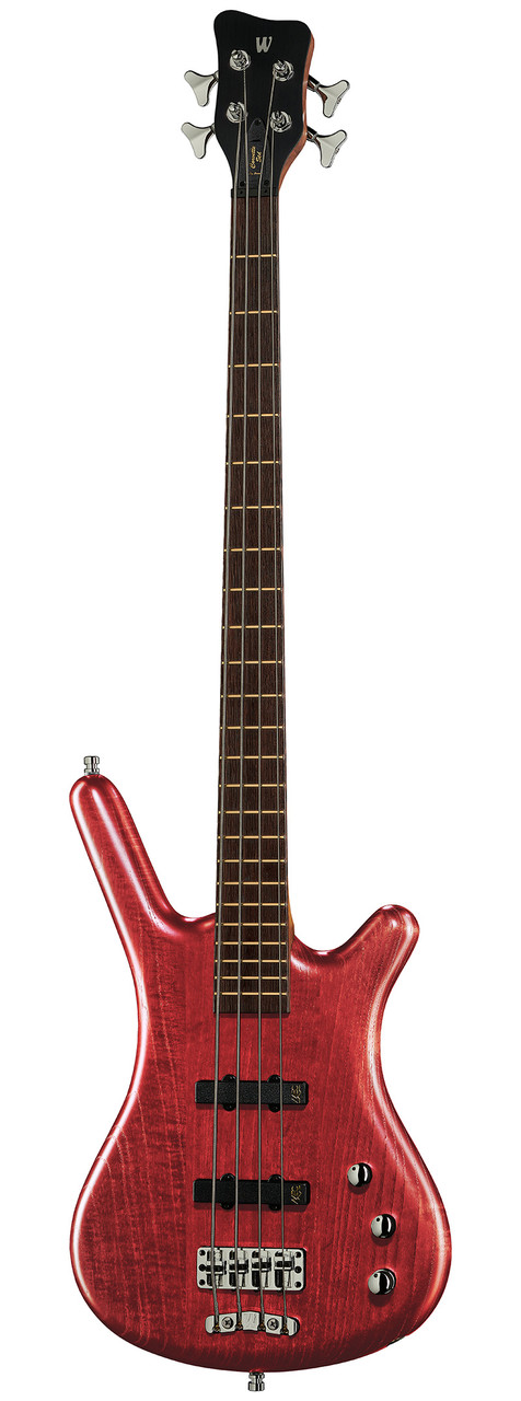 Бас-гітара WARWICK Teambuilt Pro Series Corvette Ash, 4-String, A/A, (Burgundy Red Transparent Satin), фото 1