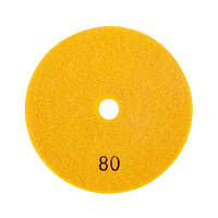 Коло алмазне шліфувальне гнучкий на липучці 125 мм P80. INTERTOOL BT-0926