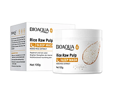 Нічна маска для обличчя BIOAQUA Rice заспокійлива 100 г