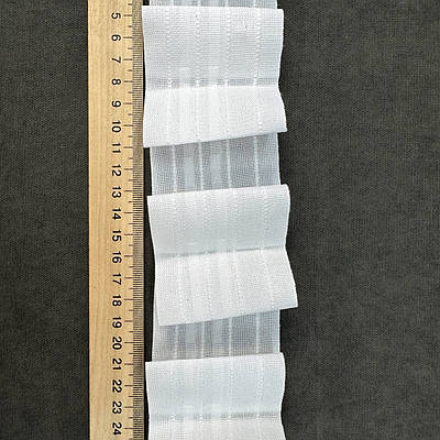 Шторна тасьма бантові складки 60мм. 908тс