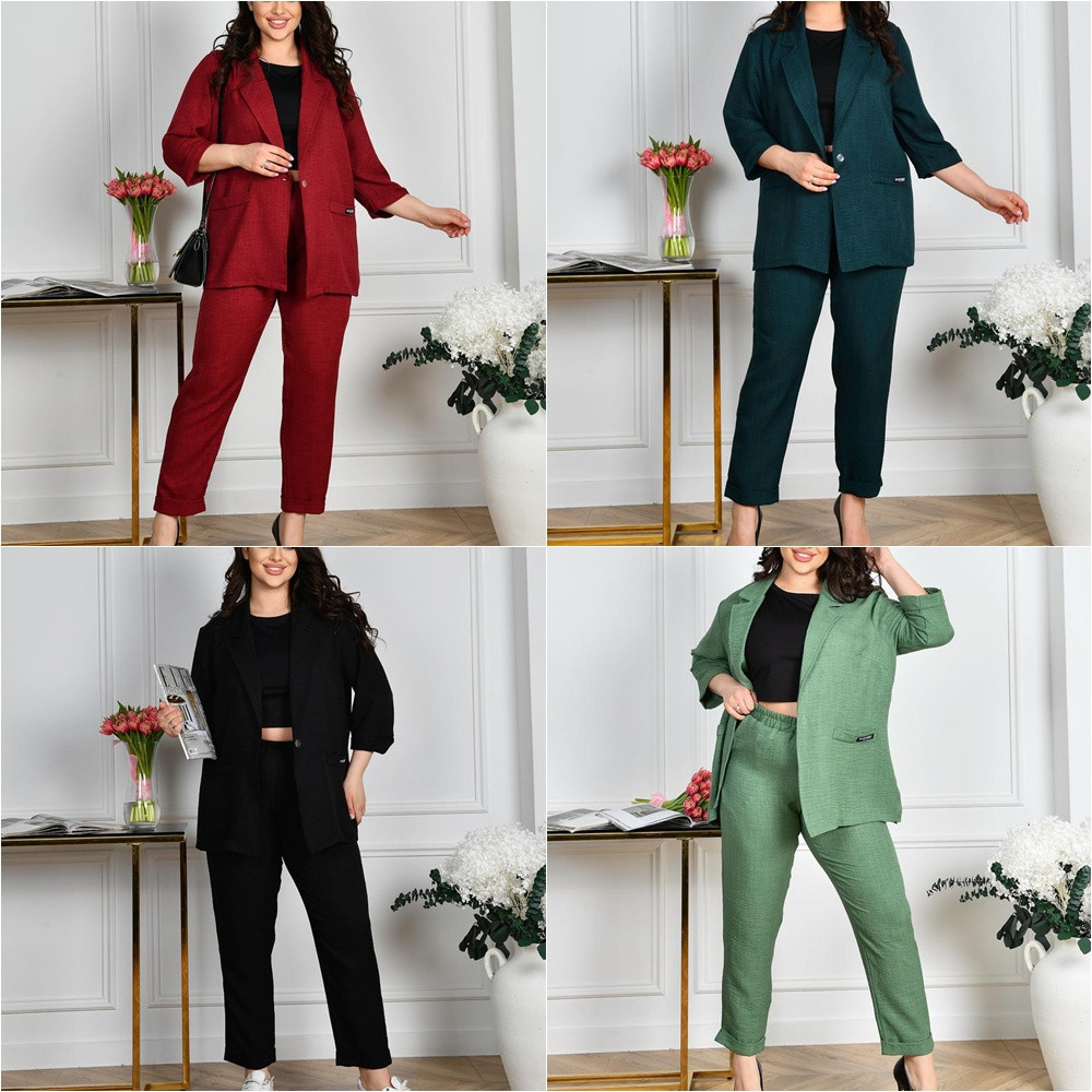 Костюм з піджаком з льону, фото 1