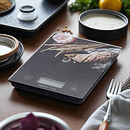 Ваги кухонні 28x15 см до 5 кг з LED-дисплеєм Domotec R10004, фото 3