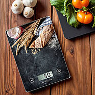 Ваги кухонні 28x15 см до 5 кг з LED-дисплеєм Domotec R10004, фото 7