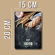 Ваги кухонні 28x15 см до 5 кг з LED-дисплеєм Domotec R10004, фото 8