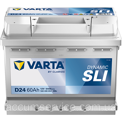Акумулятор VARTA DYNAMIC SLI 560 408 054 D24