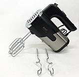 Зручний ручний міксер RAF-6630 з насадками 300 Вт Чорний, фото 3