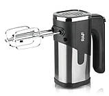 Зручний ручний міксер RAF-6630 з насадками 300 Вт Чорний, фото 4